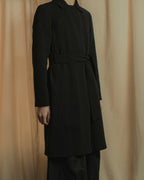 "Max Mara" Reversible belted collar coat