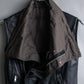 "Rick Owens" 100% lamb leather high neck sleeveless jacket