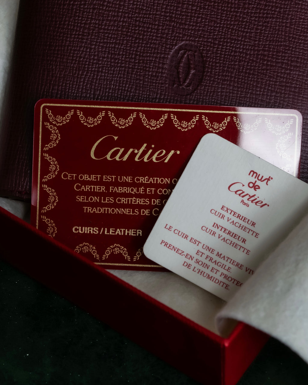 "Cartier" Les Must de Cartier bi-fold leather wallet