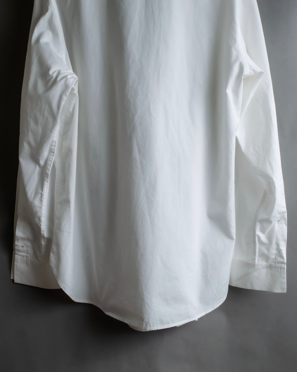 "YOHJI YAMAMOTO" 12SS Folded front panel cotton shirt