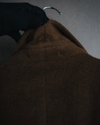 –SPECIAL– "LOEWE" 90’s cashgora blend tailored overcoat