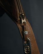 –SPECIAL– "GUCCI" 70’s pigskin horsebit piston hobo bag