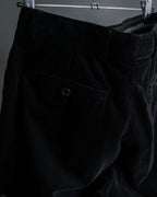 "ARMANI COLLEZIONI" Black corduroy relaxed set up