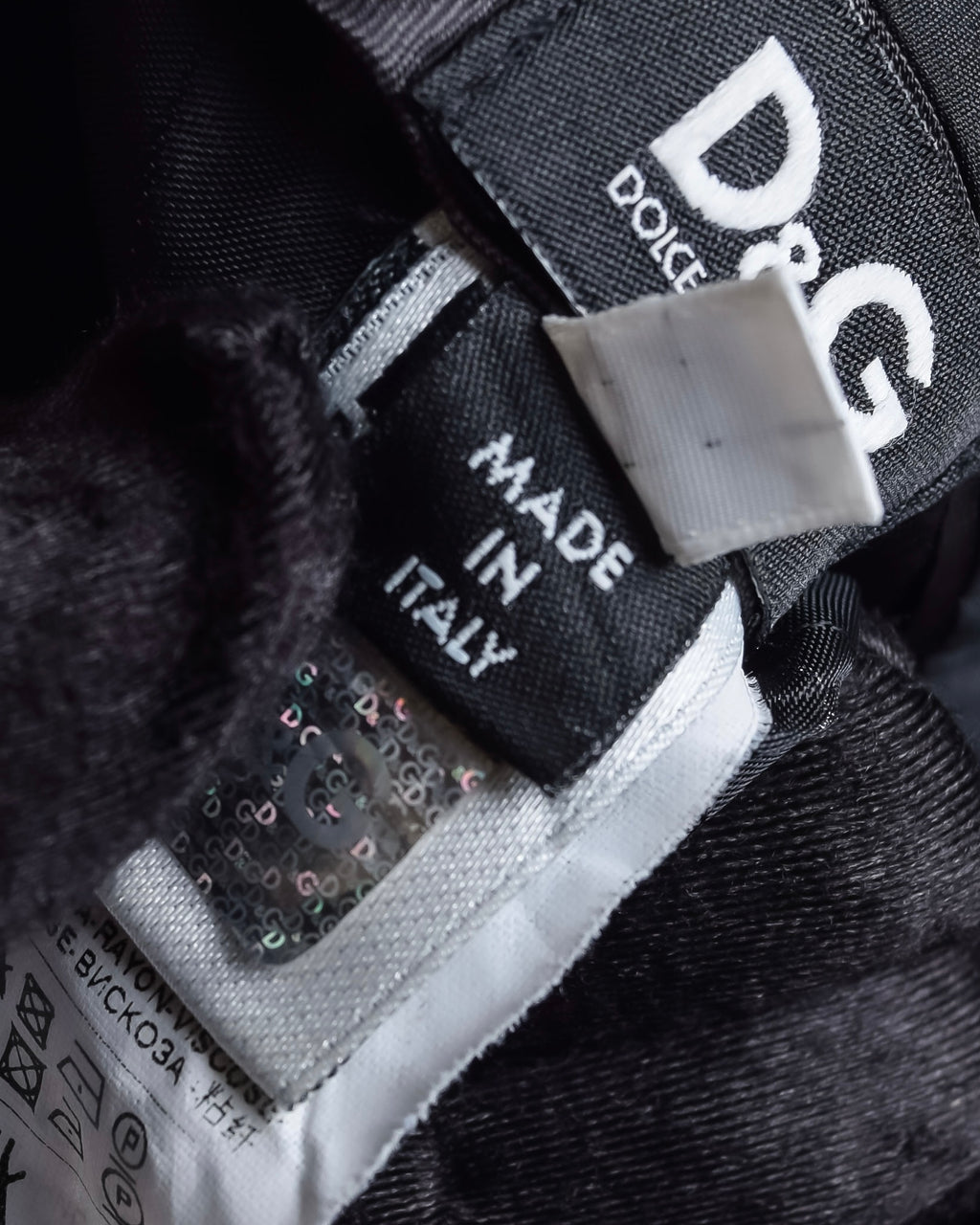 "Dolce & Gabbana" Italian tailoring stripes set up