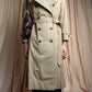 "BURBERRYS" Traditional belt design long length trench coat