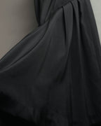 -SPECIAL- “Christian Dior” 80’s silk pleated long skirt