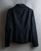 "DOLCE &amp; GABBANA" Waist shape wool soutien collar jacket