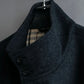 "BURBERRY" Cashmere blend stand-up collar short length blouson