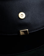 "Chloe" Georgia double flap design leather bag