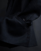 "HELMUT LANG" Leather lapel design, glossy jacket