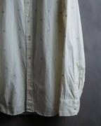 "GUCCI" Iconic embroidered pattern cotton shirt