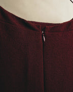 “BOTTEGA VENETA” 10’s Sculptural flutter sleeve wool dress