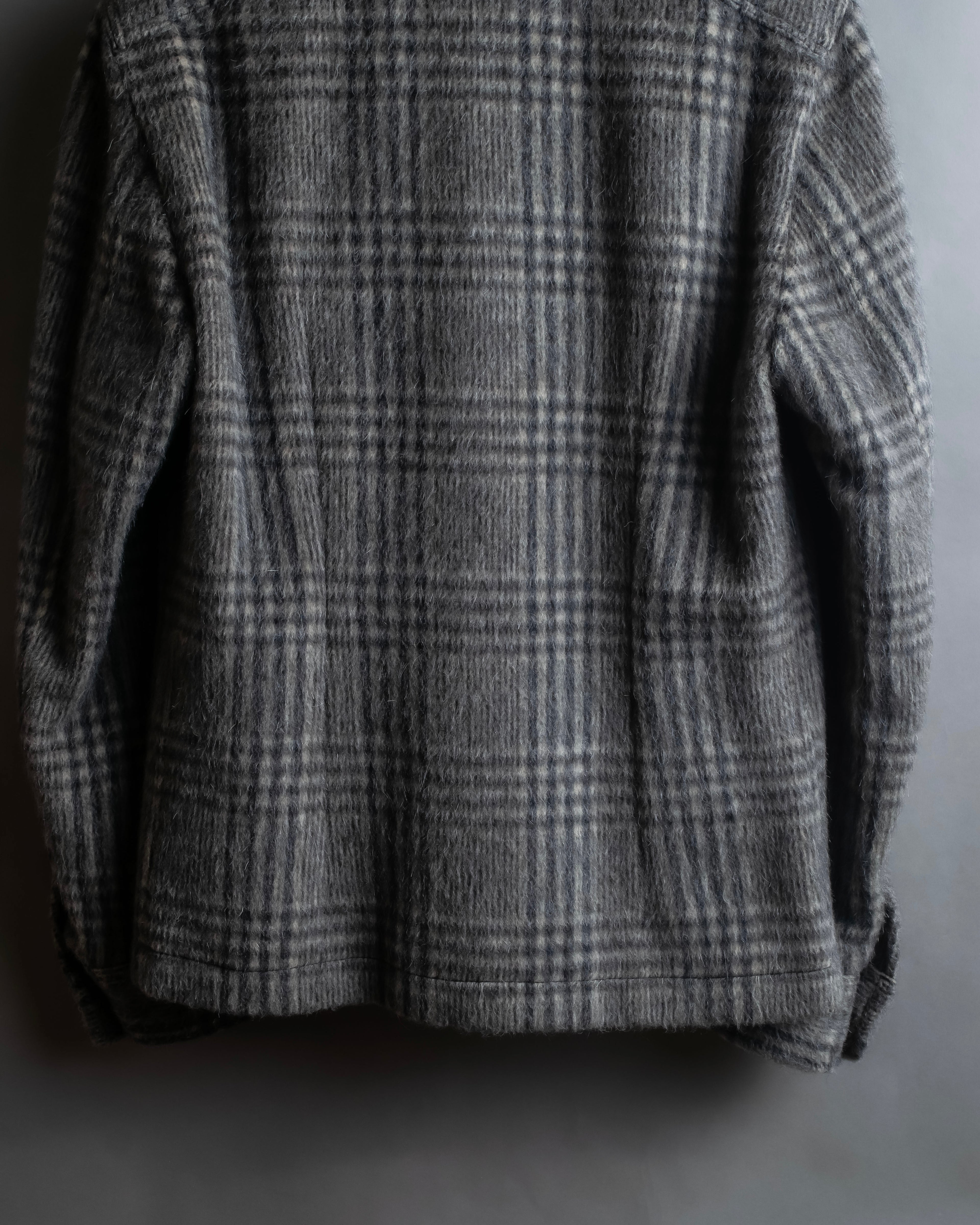 "Dolce &amp; Gabbana" Check pattern front pocket shirt jacket