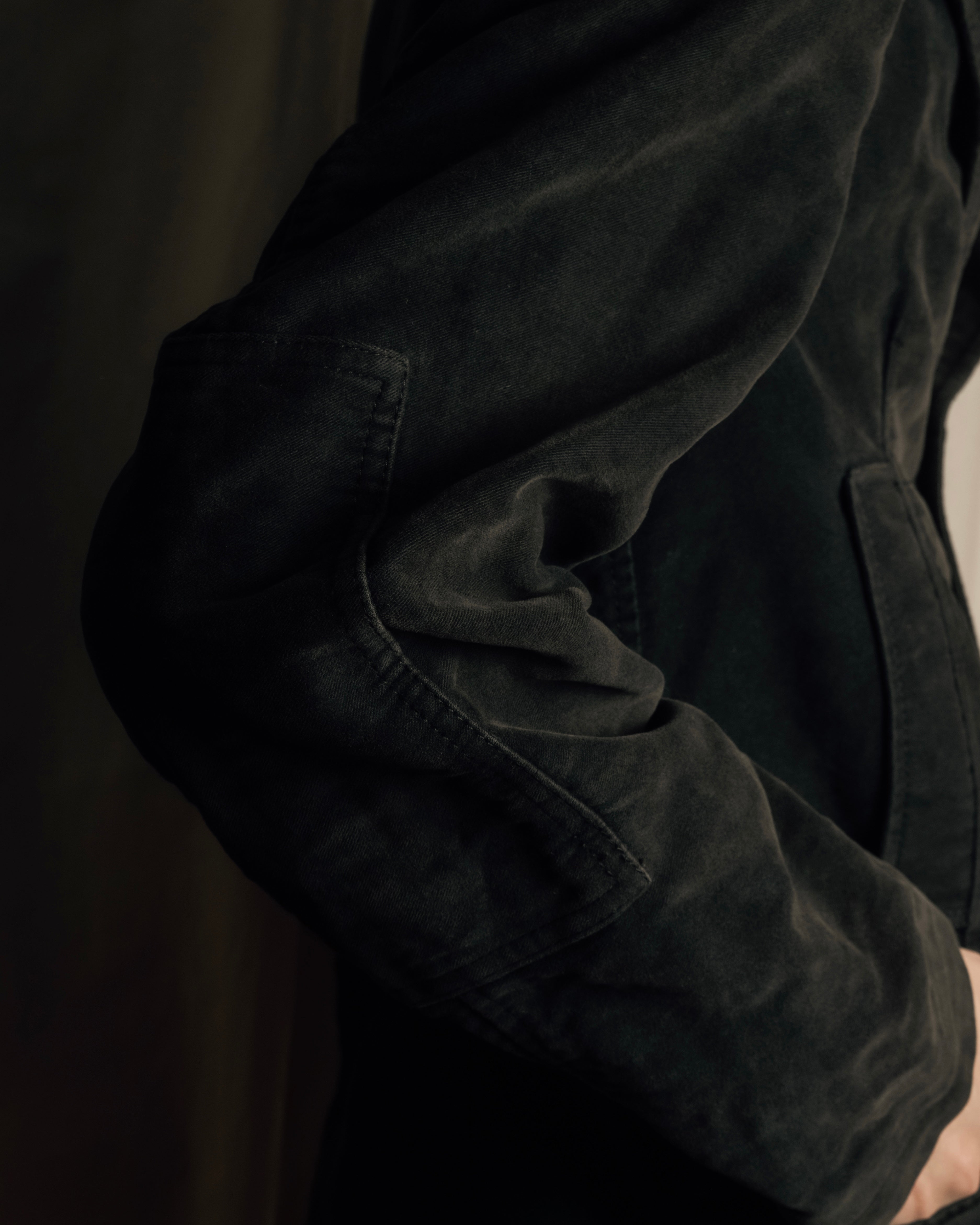 "BURBERRY" Garment dyed faded hunting design coat