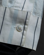 "STELLA McCARTNEY" 18SS Drag queen graphic design stripe shirt