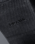 "PRADA" Military detail brushed leather lace-up long boots