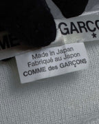 "COMME des GARCONS" 18AW layered mesh design fringe thick knit