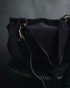 "See By Chloé" 2010s Suede tassel saddle Collins shoulder bag