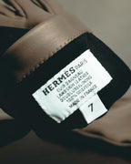 -SPECIAL- "Hermès" 20's Luxurious chain detailed lambskin leather gloves