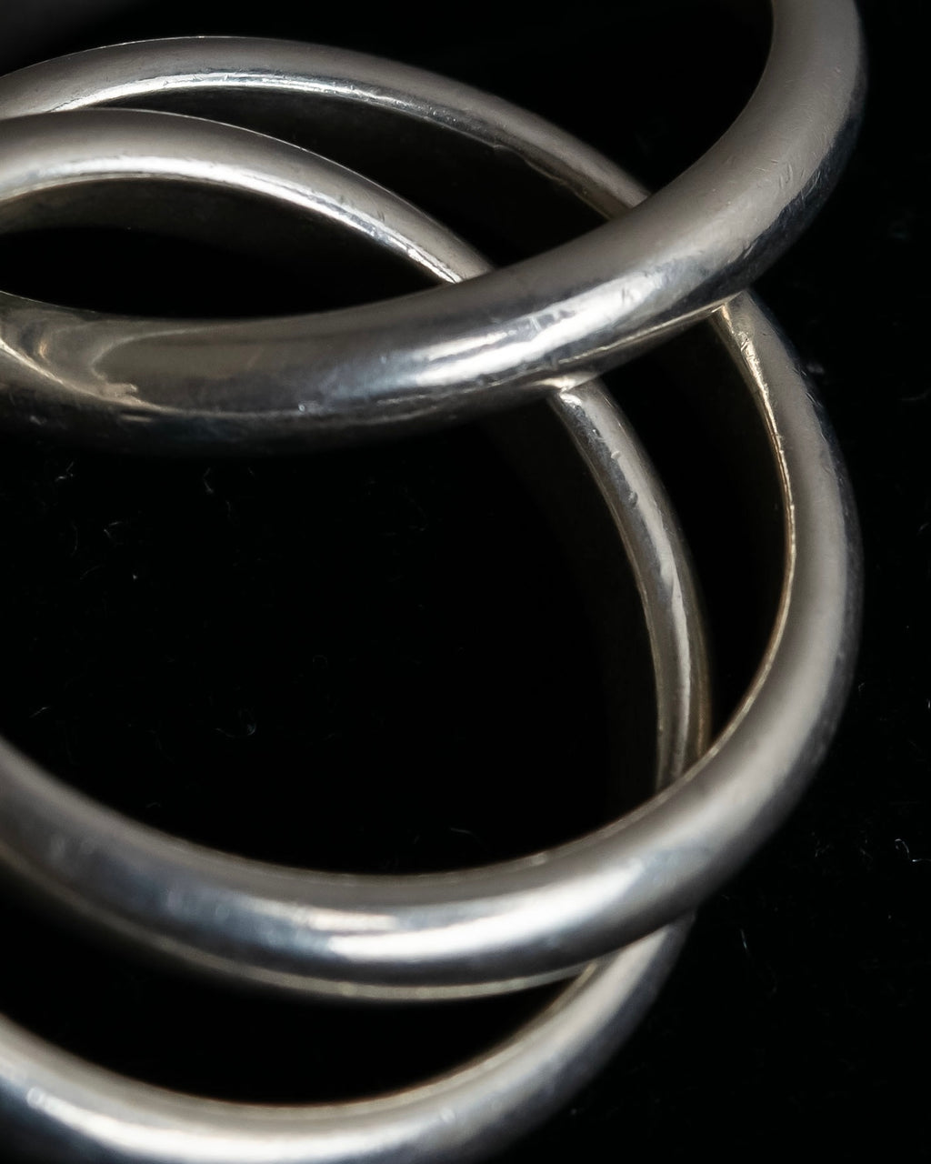 "Tiffany&Co" Trinity design silver ring