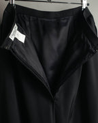 -SPECIAL- “Christian Dior” 80’s silk pleated long skirt