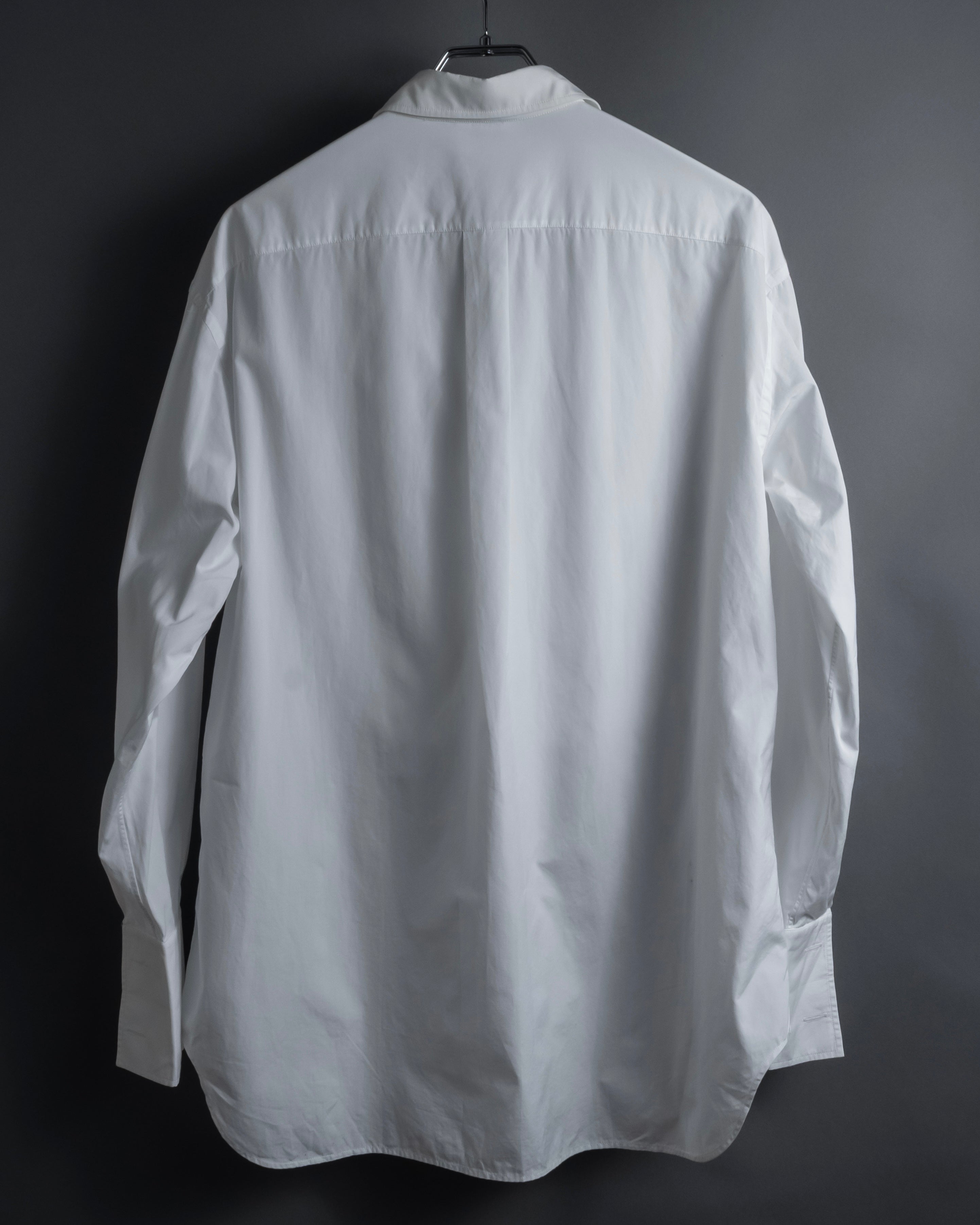 "CHANEL" 96's Spring collection tuck pleats shirt