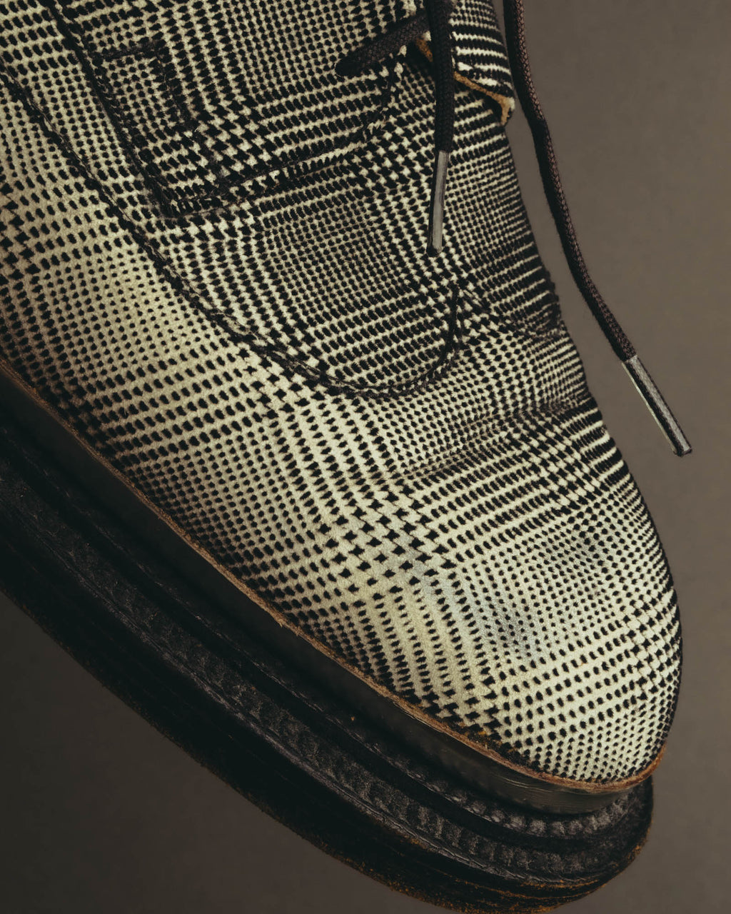 "J.M. WESTON" 2010's Prince of wales checked derby shoes