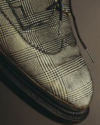 "J.M. WESTON" 2010's Prince of wales checked derby shoes