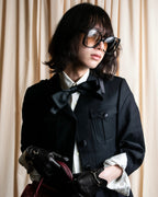 "MIU MIU" Military details trimmings tailored jacket