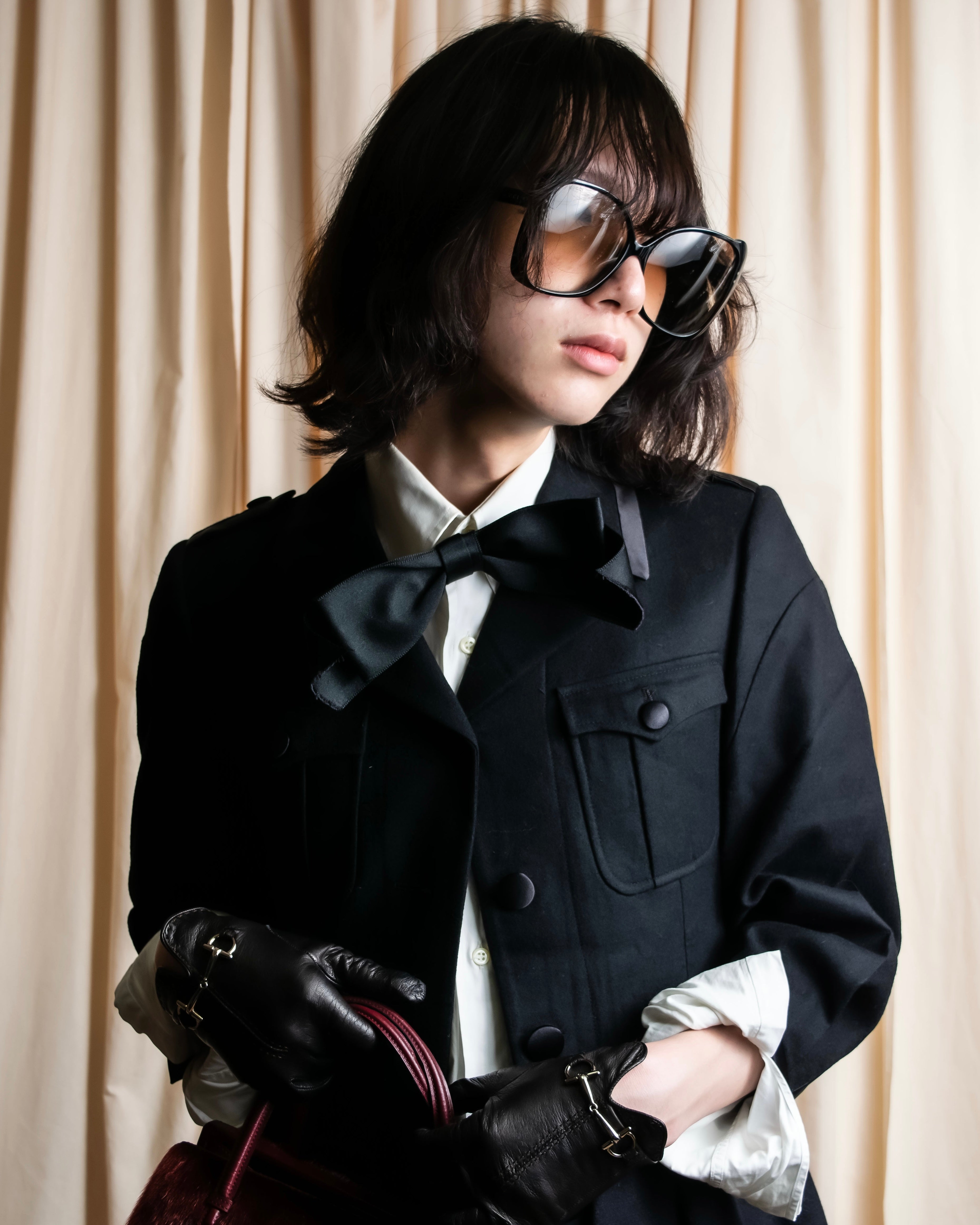 "MIU MIU" Military details trimmings tailored jacket