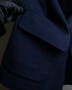 "BURBERRYS" Oversized wide lapel tailored coat