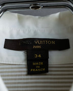 "LOUIS VUITTON" Ribbon frill design regular collar shirt