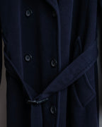 "Weekend Max Mara" Belted design double breasted maxi length wool chester coat