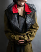 "MAISON MARGIELA" 20AW reconstructed tulle docking trench coat