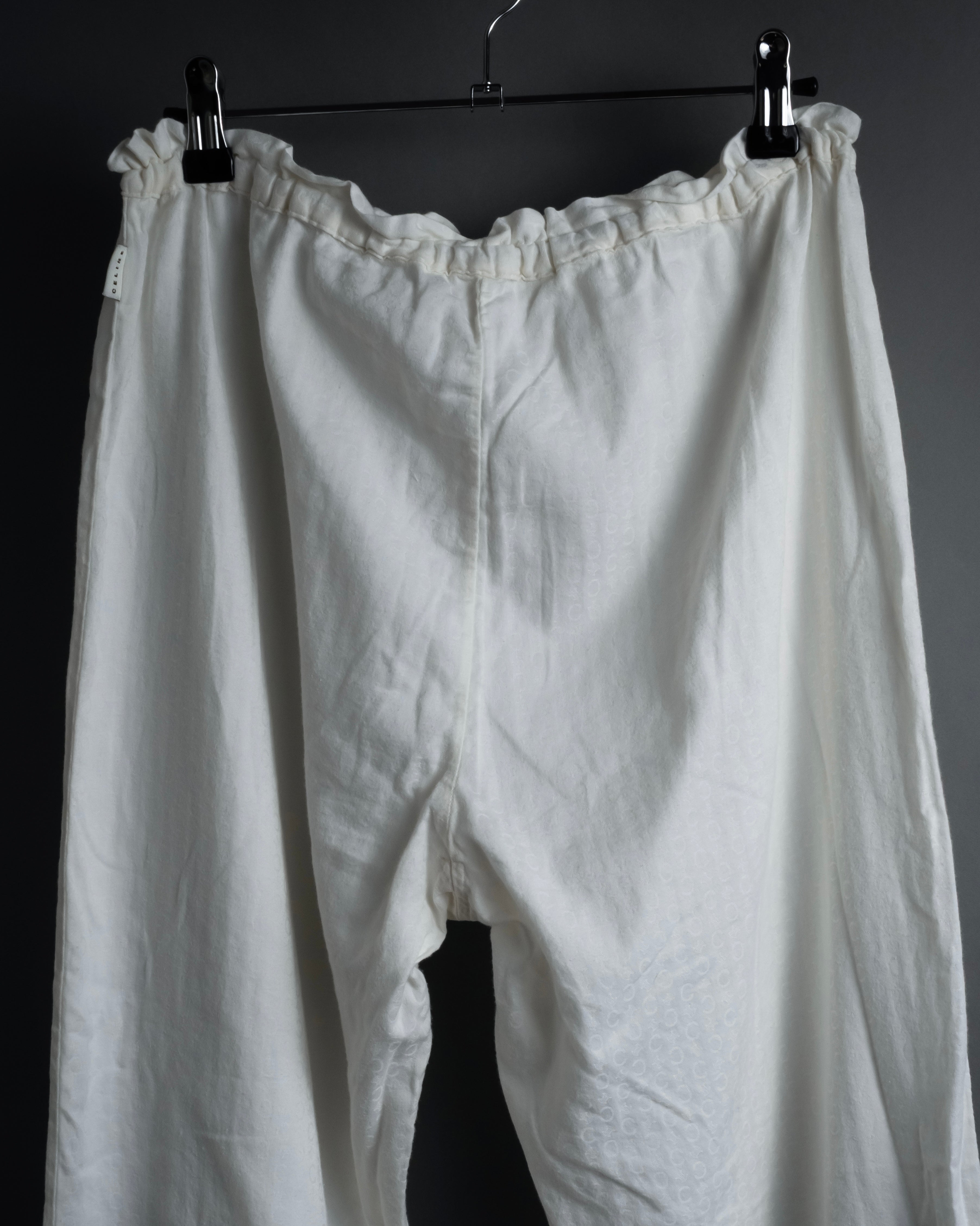 "CELINE" 90's-00's Macadam print pajama set up