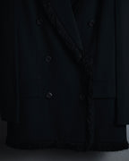 –SPECIAL– "Christian Dior"
98SS fringed peak lapel double breasted jacket