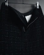 "tricot COMME des GARÇONS" 01AW textured tweed midi skirt