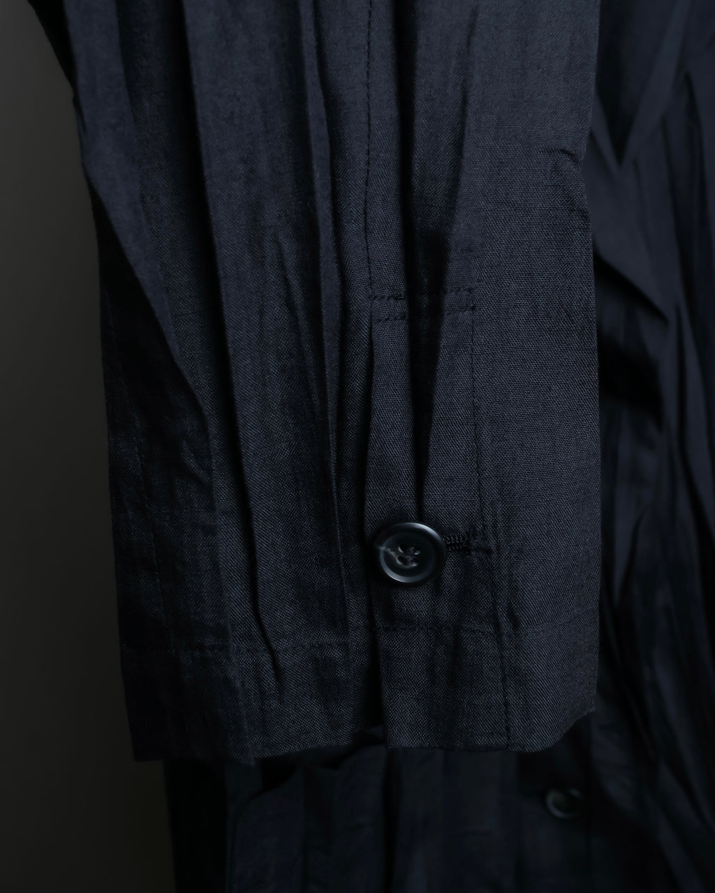 “ISSEY MIYAKE” wrinkle processing oversize tailored jacket