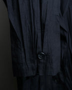 “ISSEY MIYAKE” wrinkle processing oversize tailored jacket