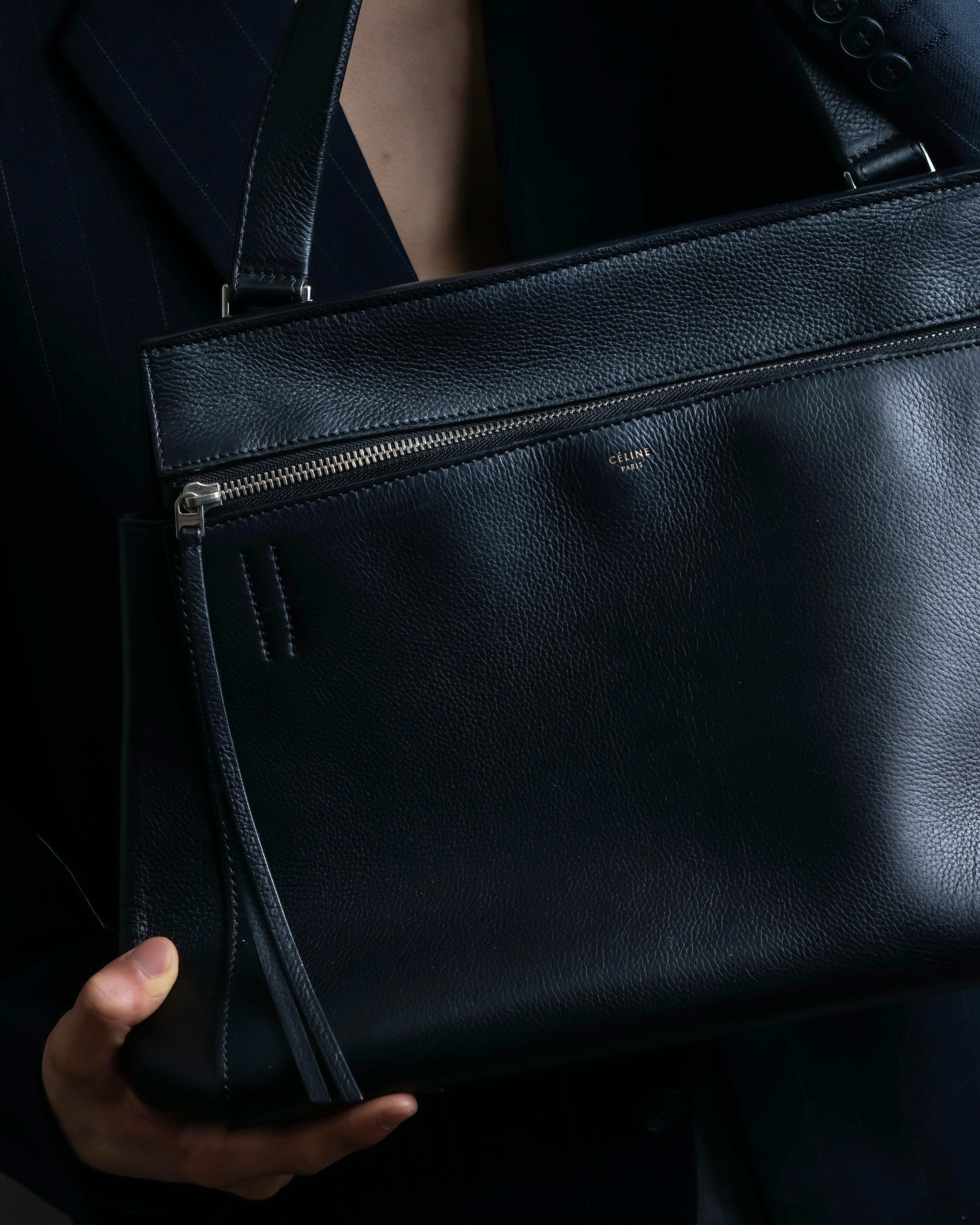 "CELINE" Edge medium one handle shoulder bag