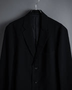 "ISSEY MIYAKE" 00AW Simple detail wool tailored jacket
