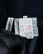 "COMME des GARCONS" Box pleated belted corset skirt