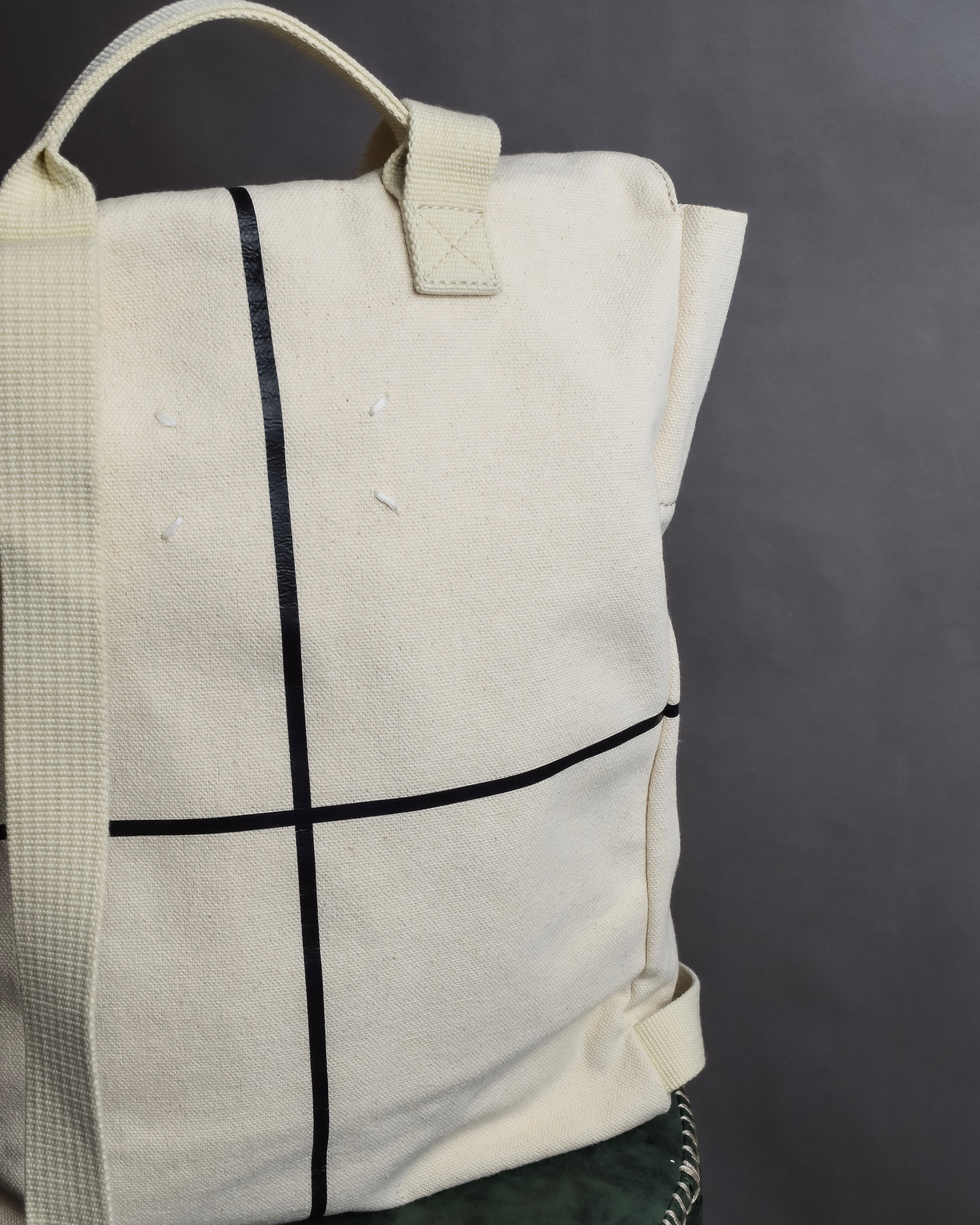 "MAISON MARGIELA" Atelier 75011 design canvas large bag