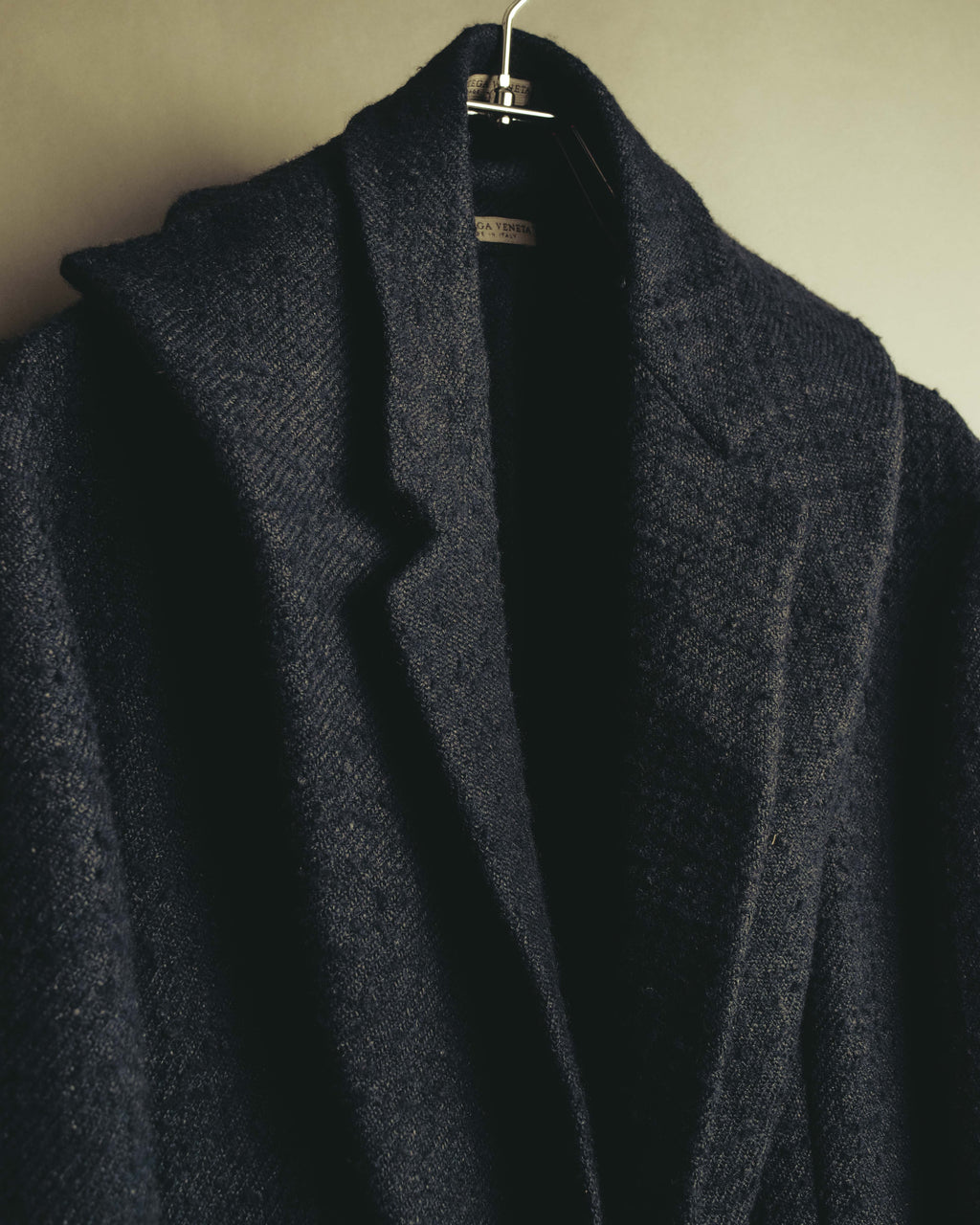 "BOTTEGA VENETA"  Late 90's-early 00's textured tailored short coat