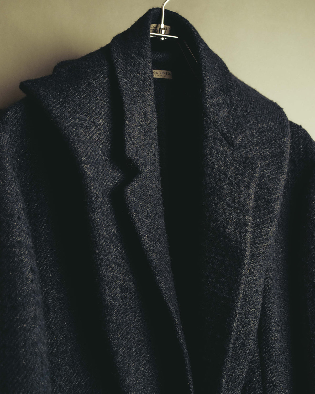"BOTTEGA VENETA"  Late 90's-early 00's textured tailored short coat