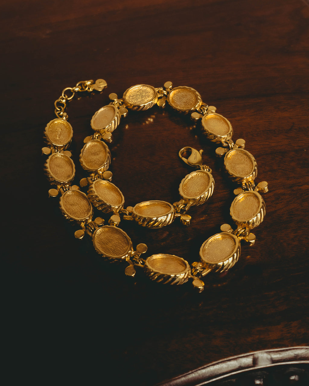 -SPECIAL- “Christian Dior” 70’s-80’s Faux pearl crystal statement necklace