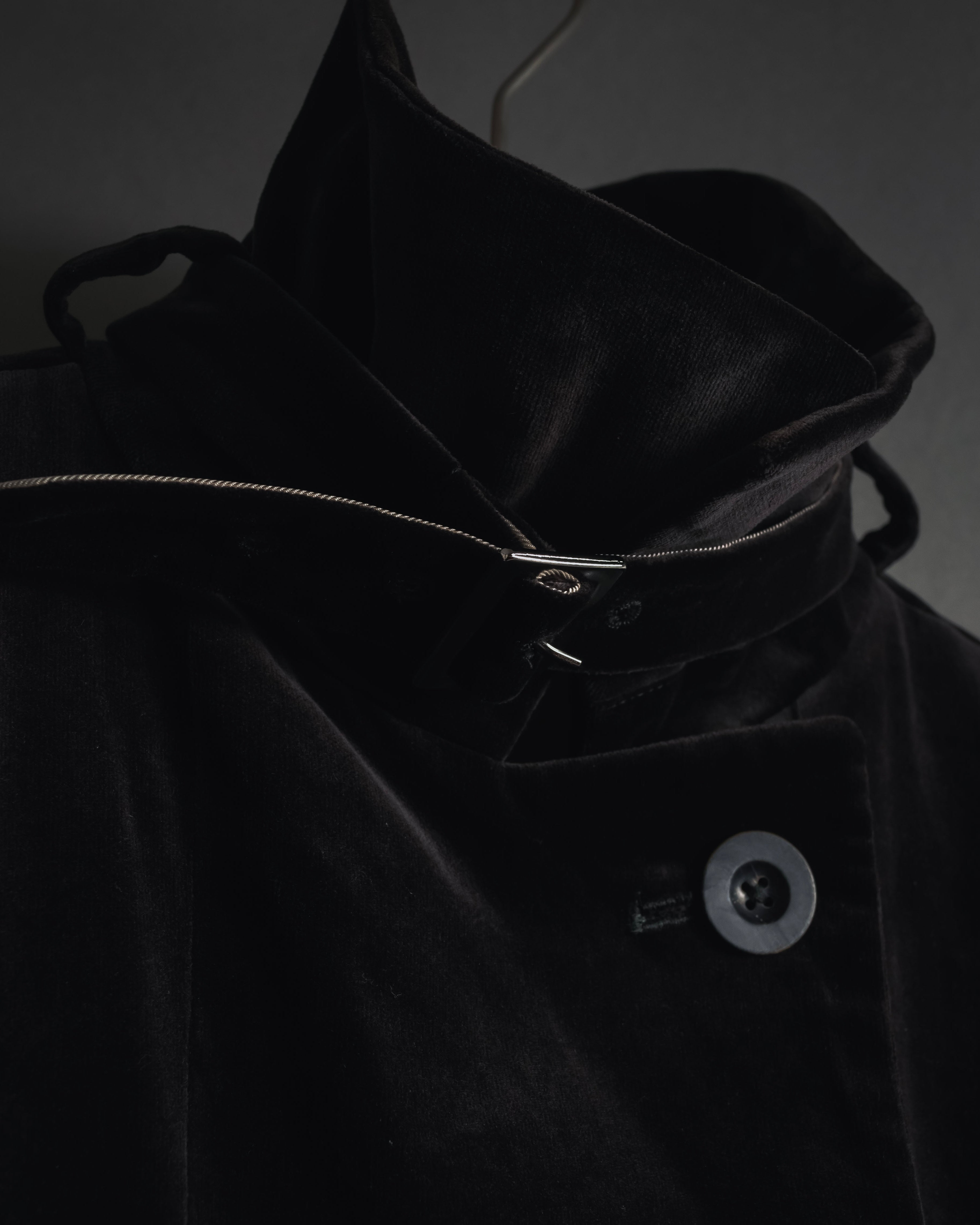 -SPECIAL- "JIL SANDER"
90’s-00’s Architectural cotton velvet belted coat