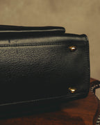 "CELINE" 80's-90's Classic leather top-handle bag
