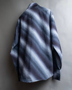 Vintage wrinkled unevenly dyed shirt