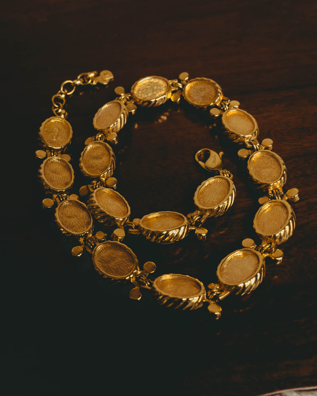 -SPECIAL- “Christian Dior” 70’s-80’s Faux pearl crystal statement necklace